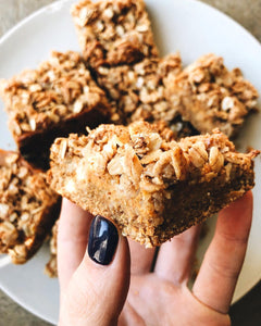 Pumpkin Oat Crumbles by @wonderfullybalanced
