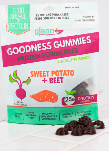 Sweet Beet Goodness Gummies - Protein Power Bites