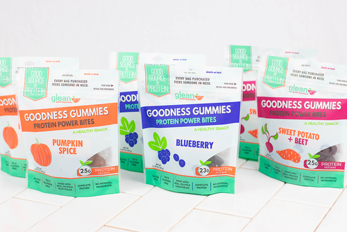 Goodness Gummies - Protein Power Bites Variety Pack (3 Flavors, 6 Bags)